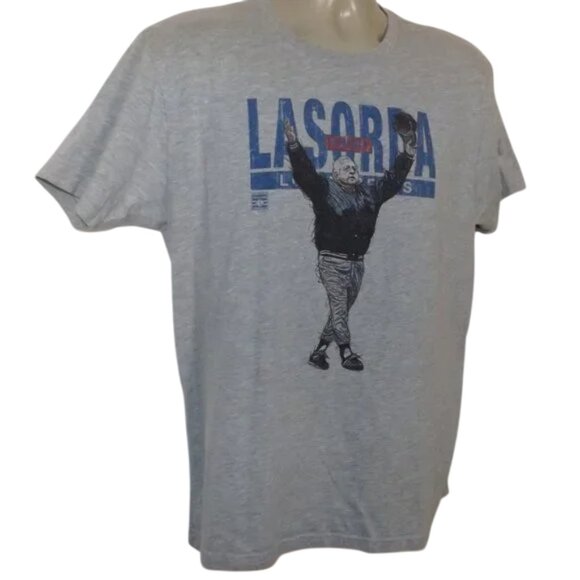 TOMMY LASORDA Tshirt, L, Gray, Graphic Tee, MLB, Short sleeves - Picture 3 of 8